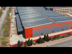 Bangunan logam industri struktur baja prefabrikasi bengkel aula bingkai gable logam ringan